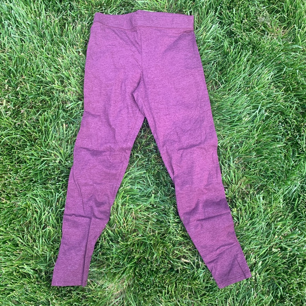 Victoria Secret Pink leggings maroon colored